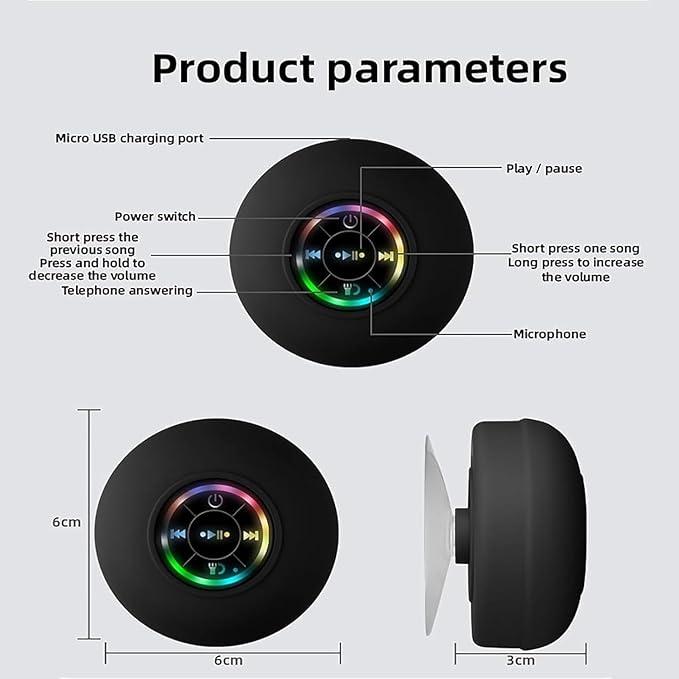 Waterproof Shower Suction Speaker™