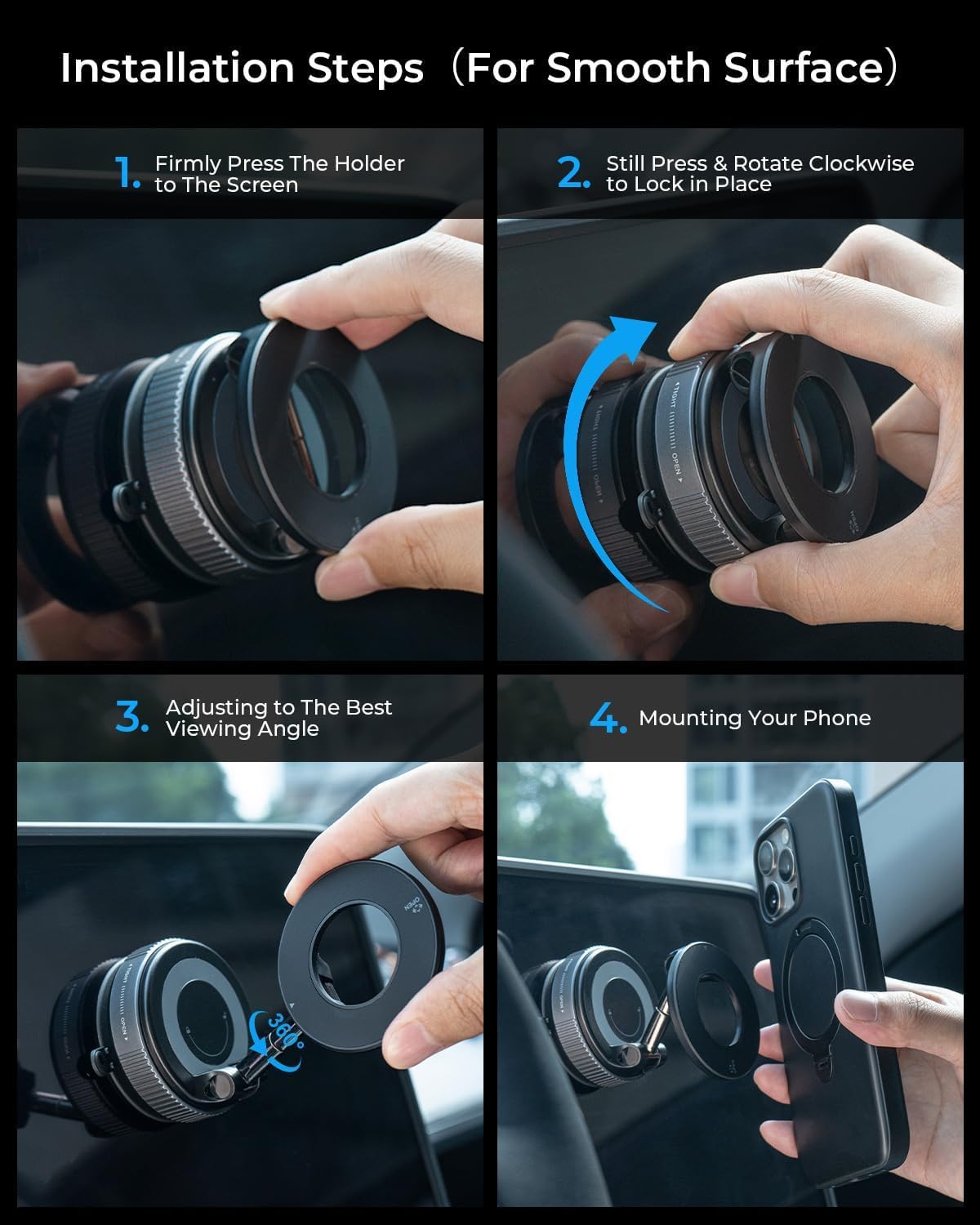 360° Vacuum Magnetic Phone Holder™